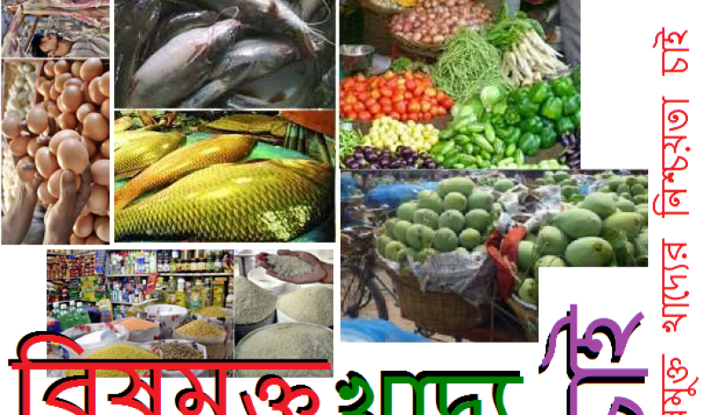 বিষমুক্ত খাদ্যের নিশ্চয়তা চাই বিষমুক্ত খাদ্যের নিশ্চয়তা চাই